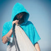 Poncho Cyan-Grau Surflogic 59804