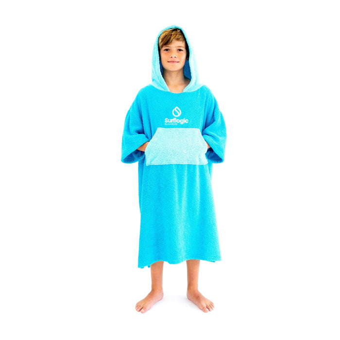 Poncho Junior Cyan-Türquoise Surflogic 59806