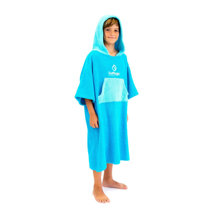 Poncho Junior Cyan-Türquoise Surflogic 59806