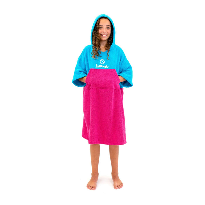Poncho Junior Cyan-Rosa Surflogic 59807