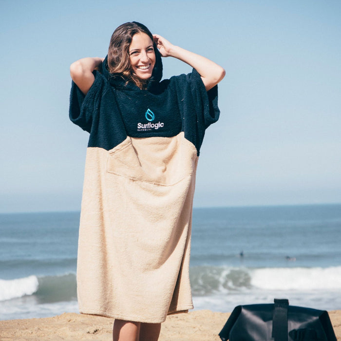 Poncho Khaki-Navy Surflogic 59809