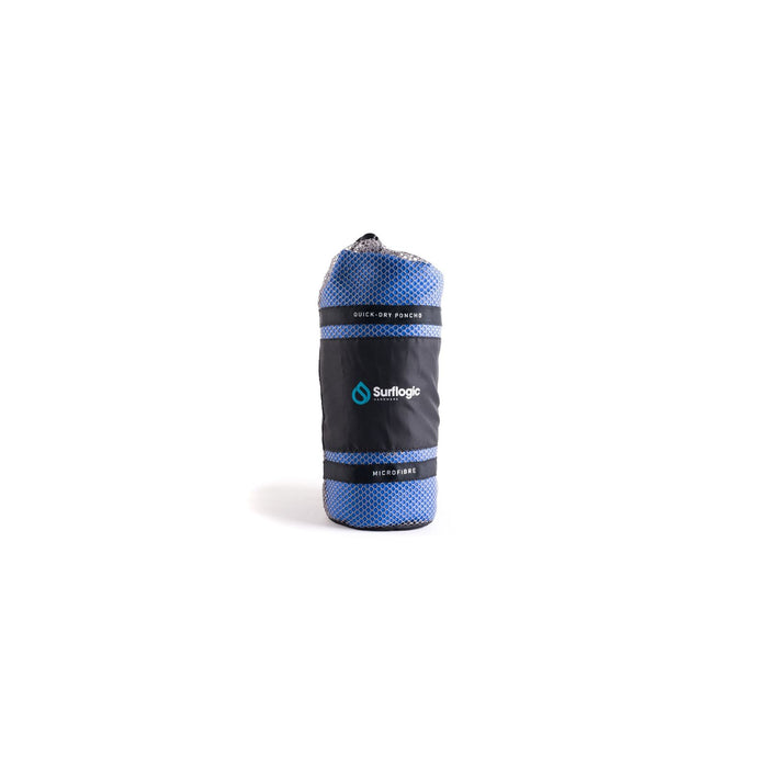 Schnell trocknender Poncho Mikrofaser Blau Surflogic 59860