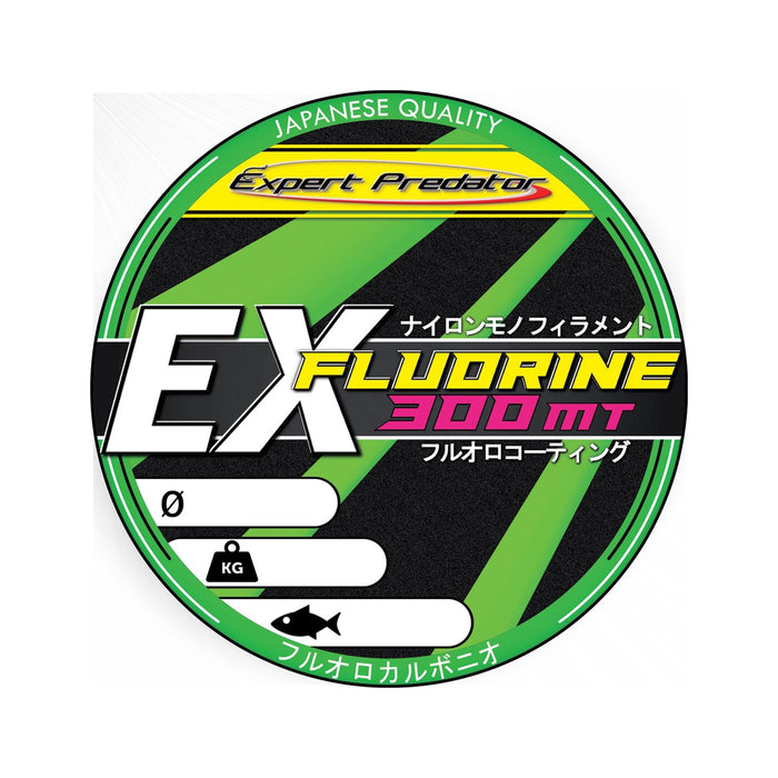 Fluorocarbon-polymerbeschichtete Linie Ex-Fluorin 300m 4,35kg 0,25mm Expert Predator 60706