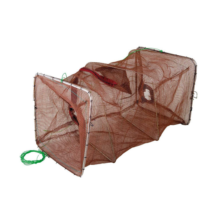 Rechteckiger Krabbennetz 25x25x50cm Lineaeffe 6200550