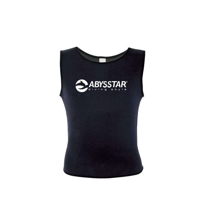 Tauchunteranzug ärmellos Nylon-Plüsch 2,5mm Schwarz XL Abysstar 62702
