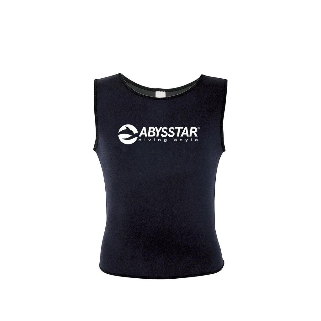 Tauchunteranzug ärmellos Nylon-Plüsch 2,5mm Schwarz XXL Abysstar 62703