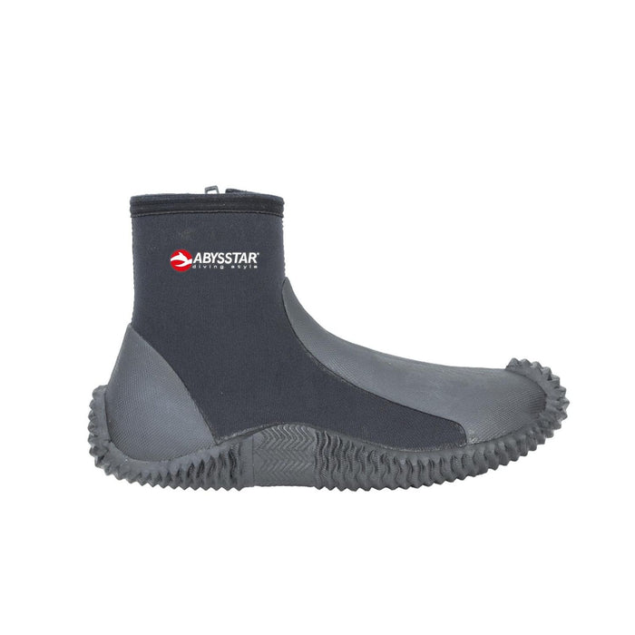 Tauchstiefel mit Sohle 3mm Schwarz-Grau Größe 38 Abysstar 62921