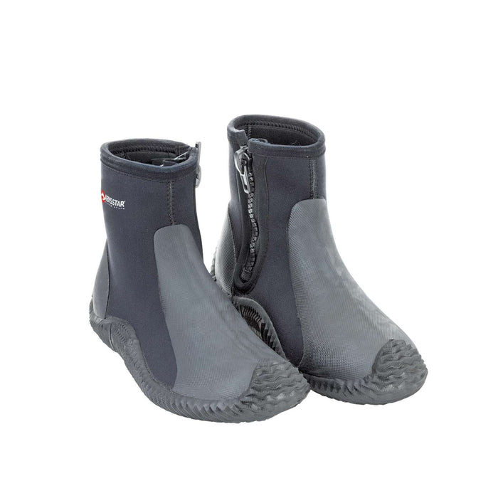 Tauchstiefel mit Sohle 3mm Schwarz-Grau Größe 44 Abysstar 62927