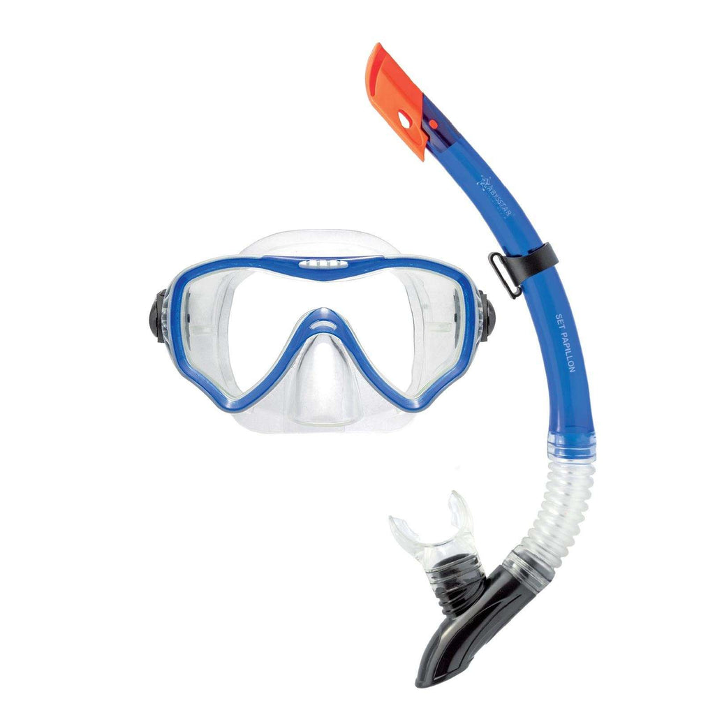 Schnorchelsatz Papillon Klar-Blau Abysstar 62944BL