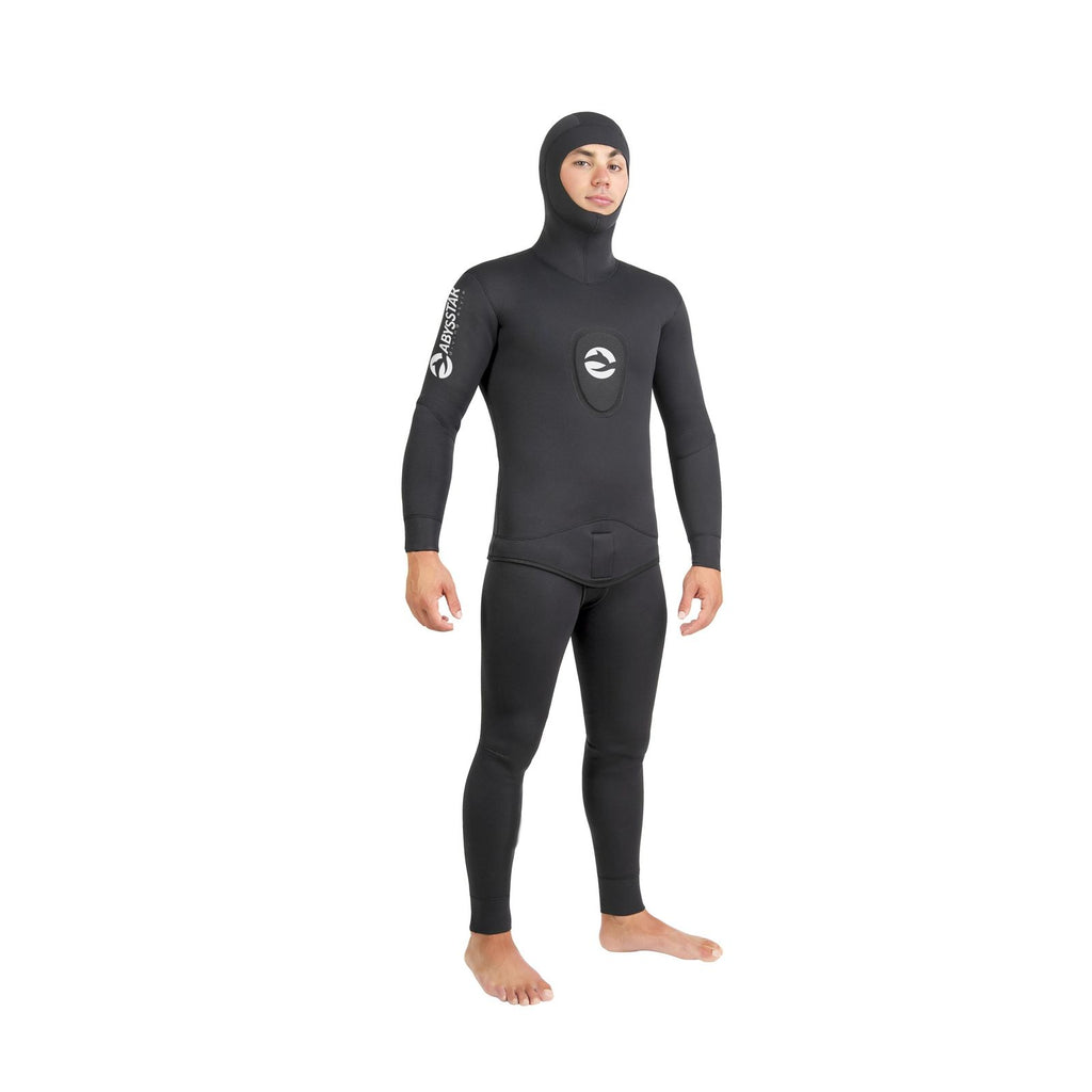 Tauchen Vollanzug Pacific Supreme Mann 5mm Schwarz XL Abysstar 63003