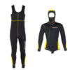 Tauchen Vollanzug Pacific Farbe Front Zip Mann 5mm Schwarz-Gelb M Abysstar 63021