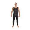 Tauchen Vollanzug Pacific Farbe Front Zip Mann 5mm Schwarz-Gelb XXL Abysstar 63024