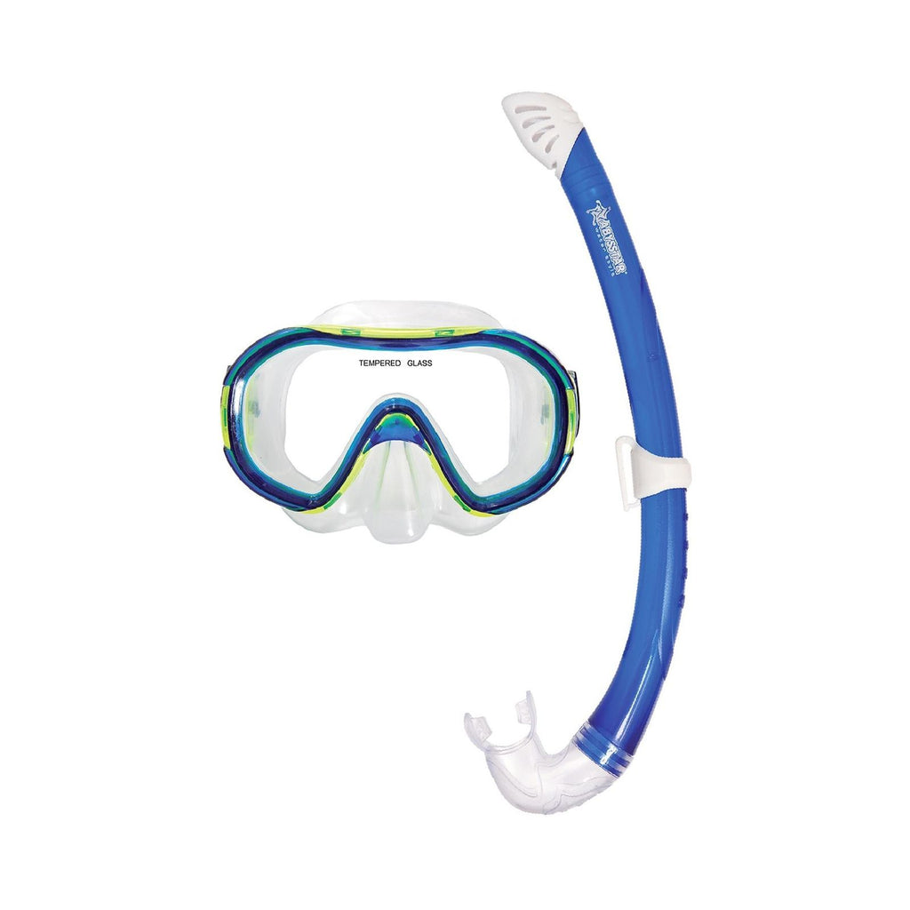 Schnorchelset Funny Kinder Klar-Blau Abysstar 63048BL