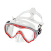 Tauchermaske Papillon Klar-Rot Abysstar 63132RD