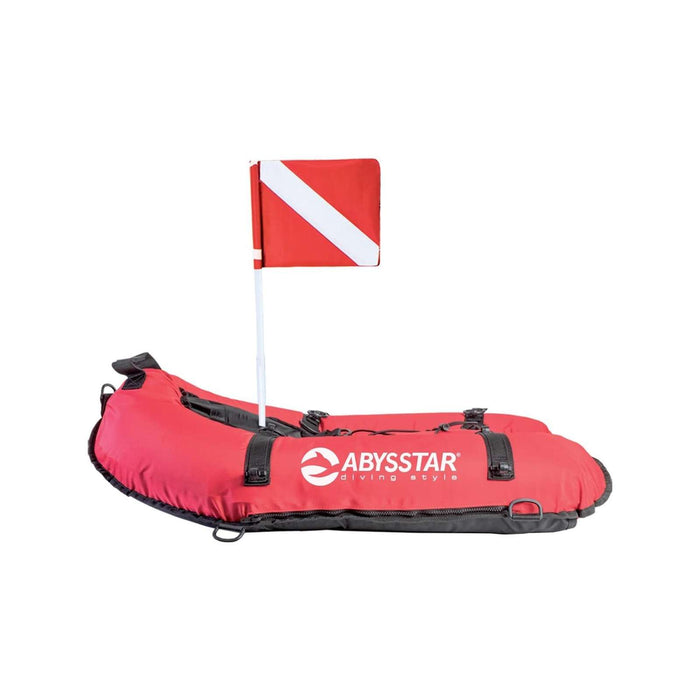 Freediving Unterstützung Brett Rot 80x60cm Abysstar 63135