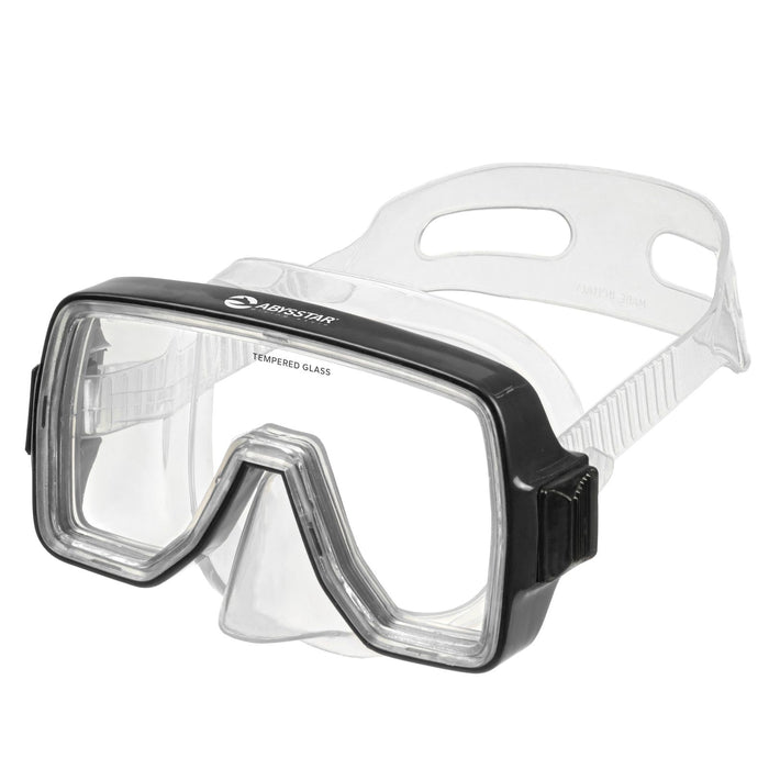Tauchermaske Mythos Klar-Schwarz Abysstar 63183BK