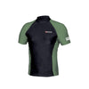 Bade-T-Shirt Malibu Lycra Herren Schwarz-Grün S Abysstar 64031
