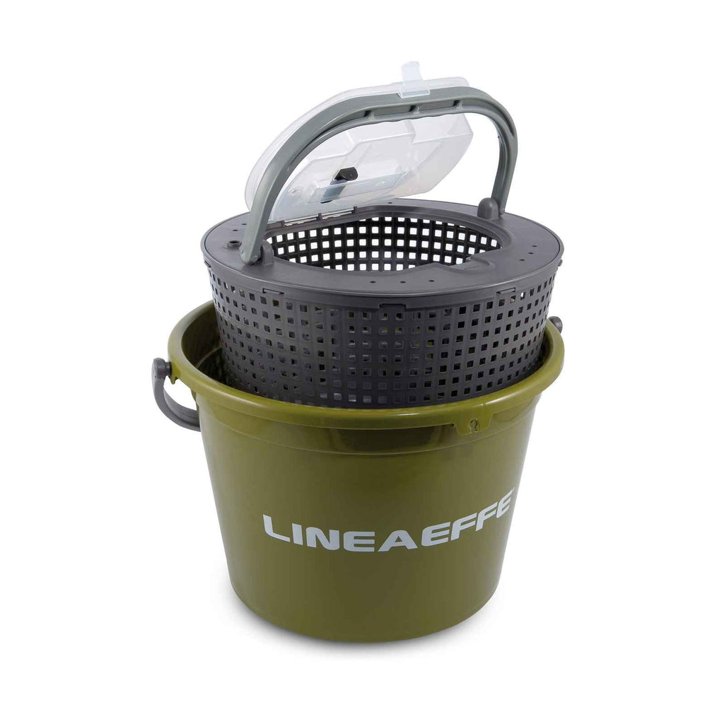 Fischfutter Eimer mit Eimer 18L Lineaeffe 6550020