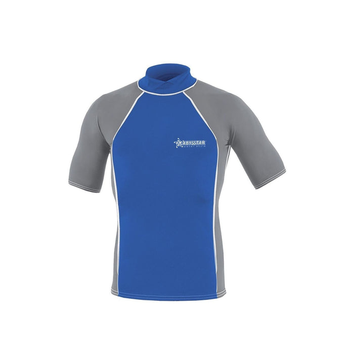 Bade-T-Shirt Tijuana Lycra Herren Grau-Blau XL Abysstar 67033