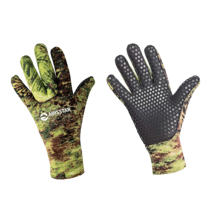 Schnorchelhandschuhe Mimetico Evo 3mm Camo-Grün XXL Abysstar 68054
