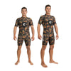 Schnorchelkurzanzug Sea Spring Herren 2,5mm Camo-Braun-Orange XL Abysstar 68152