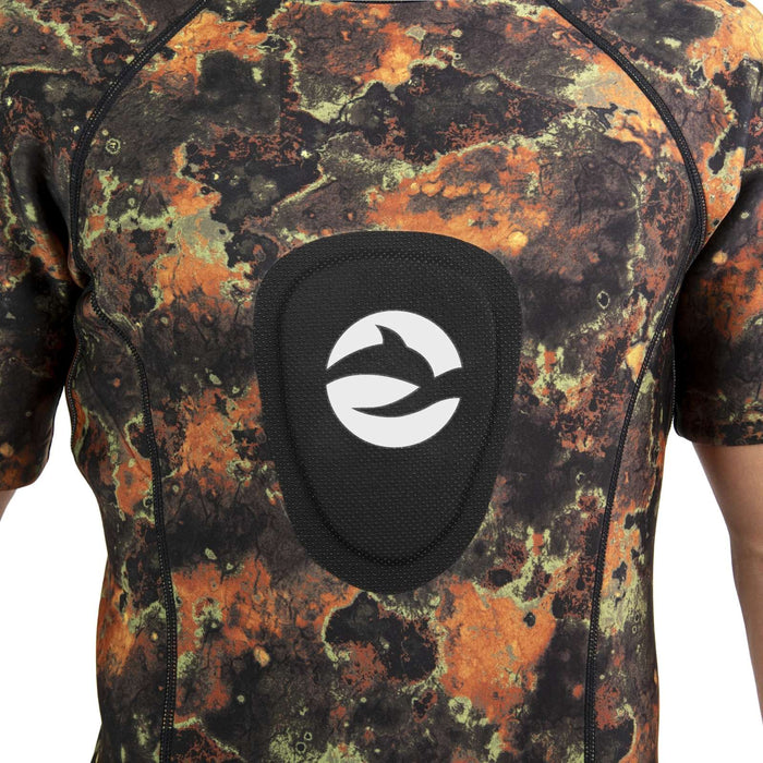 Schnorchelkurzanzug Sea Spring Herren 2,5mm Camo-Braun-Orange XXL Abysstar 68153