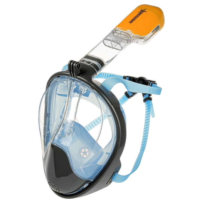 Schnorchel Vollgesichtsmaske Galaxy Blau L-XL Abysstar 68171BL