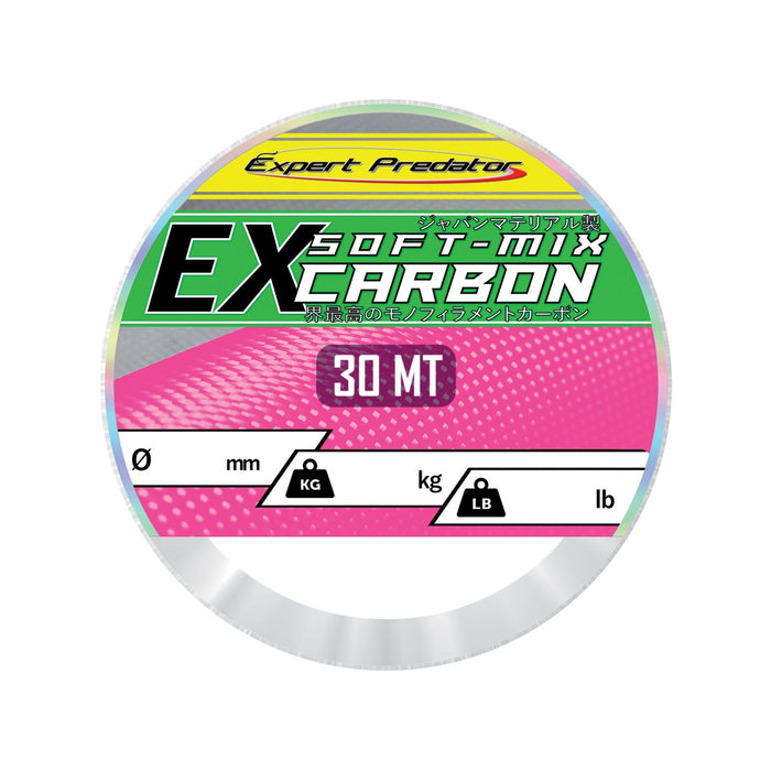 Żyłka nylonowa Ex Soft-Mix Carbon 30m 49kg 0,86mm Expert Predator 68819