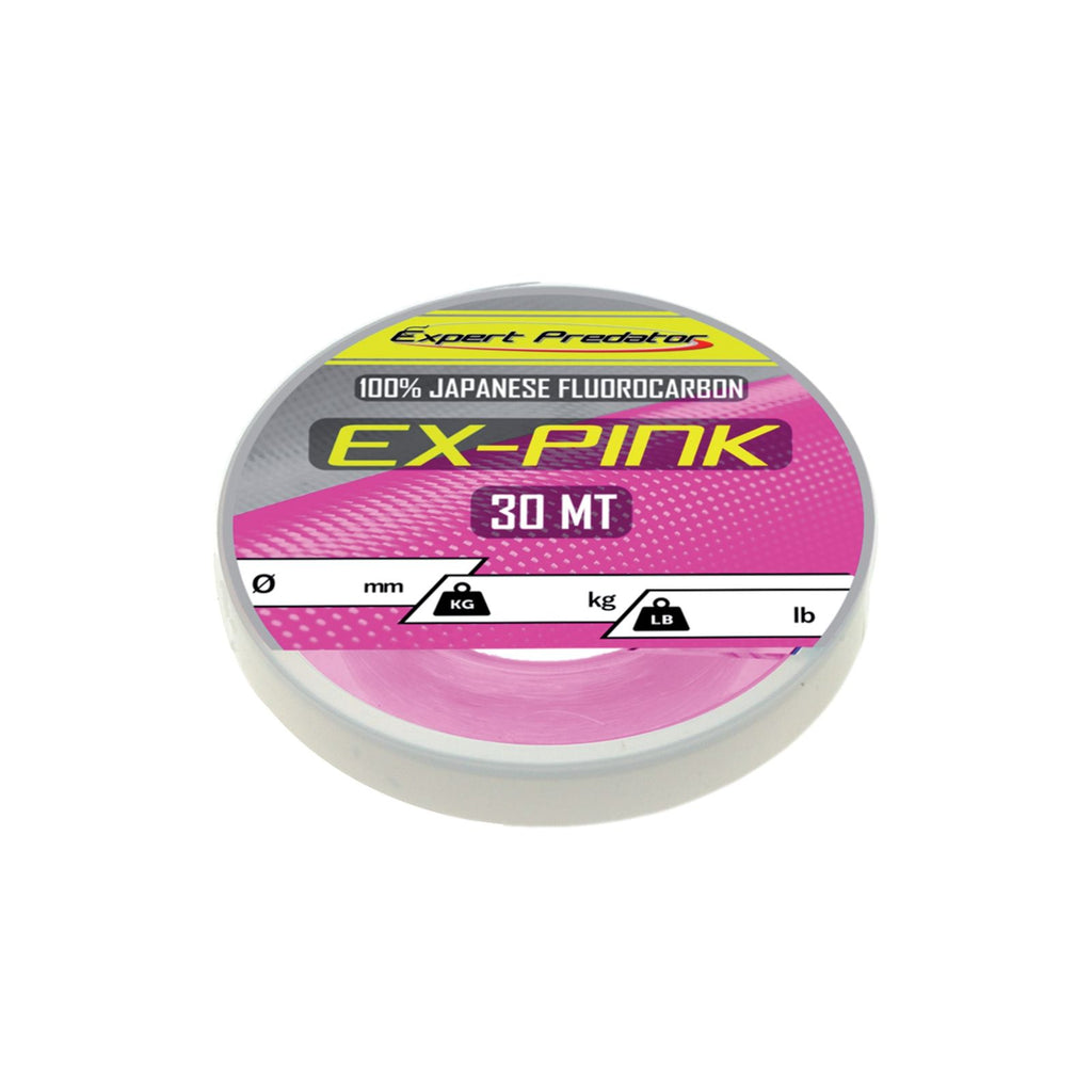 Fluorocarbon-Linie Ex-Pink 30m 0,68mm 28,9kg Expert Predator 69054