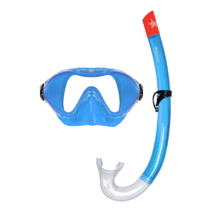 Schnorchelsatz Kiros Kinder Farbe Blau Abysstar 69258BL