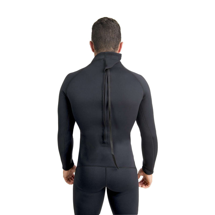 Taucherkurzanzug Sidney Herren 2,5mm Schwarz-Gelb XXXL Abysstar 69275
