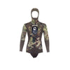 Spearfishing Neoprenjacke Grouper Evo Mann 5mm Camo-Grün M Abysstar 69401