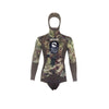 Spearfishing Neoprenjacke Grouper Evo Mann 5mm Camo-Grün XXL Abysstar 69404