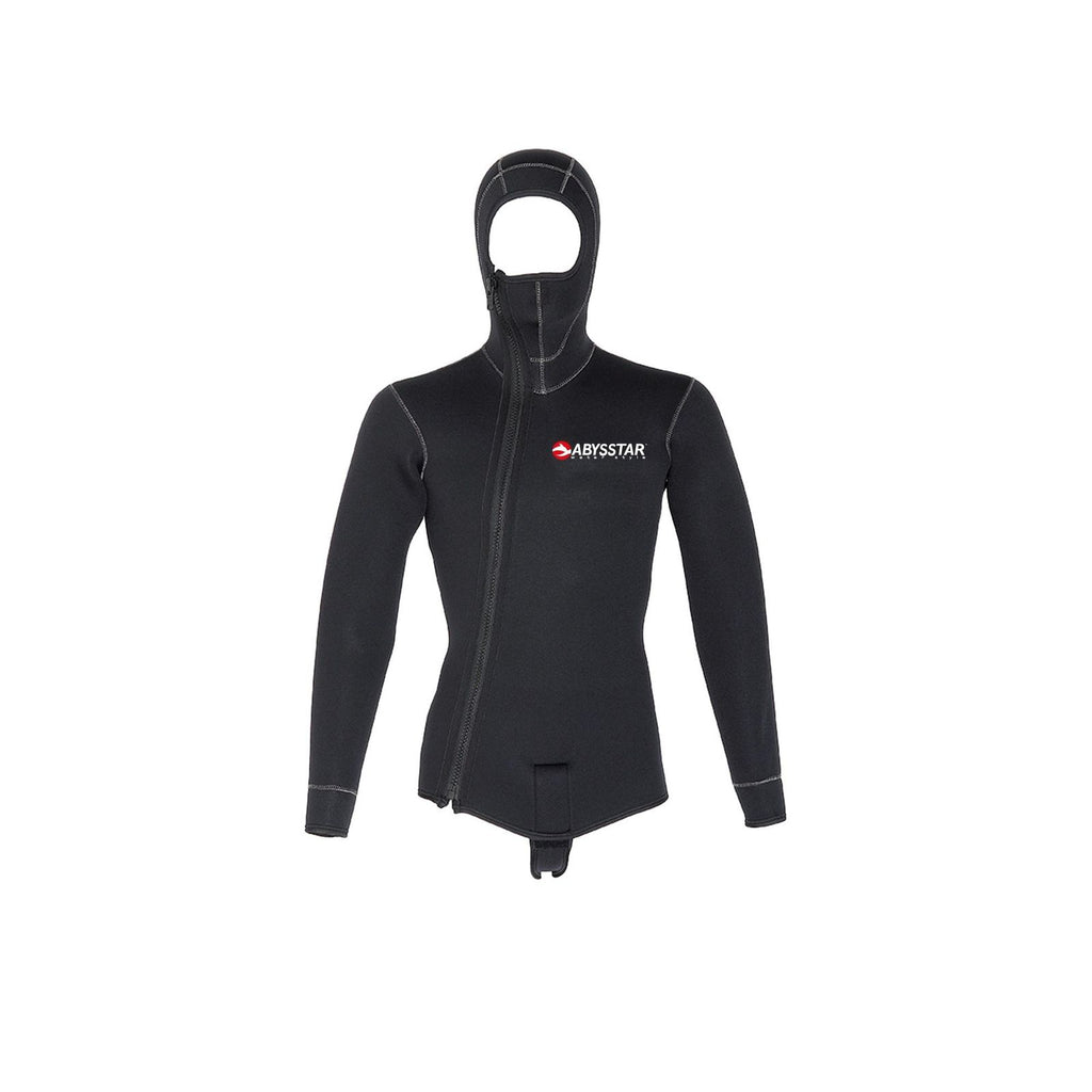 Tauchen Neoprenjacke Pacific Supreme Front Zip Mann 5mm Schwarz XL Abysstar 69432