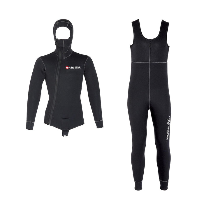 Tauchergesamthemd Pacific Supreme Front Zip Herren 3mm Schwarz S Abysstar 69435