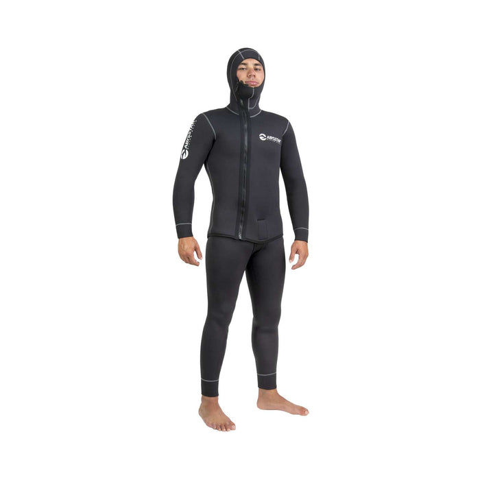 Tauchergesamthemd Pacific Supreme Front Zip Herren 3mm Schwarz XXL Abysstar 69439