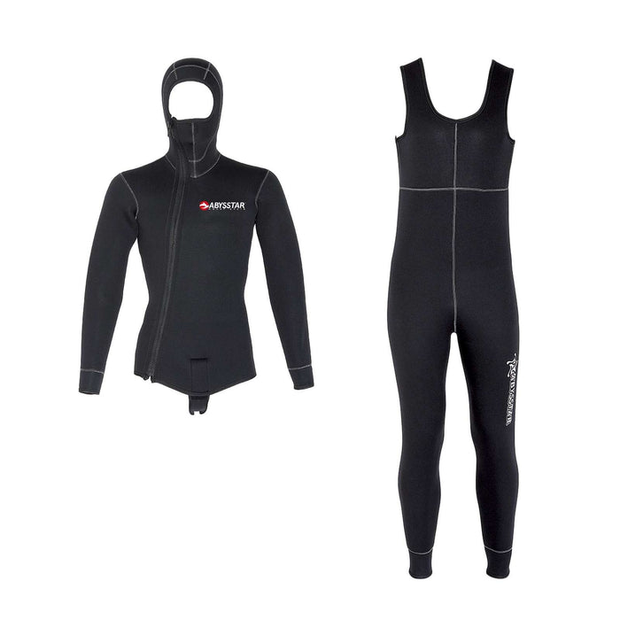 Tauchergesamthemd Pacific Supreme Front Zip Herren 3mm Schwarz XXL Abysstar 69439