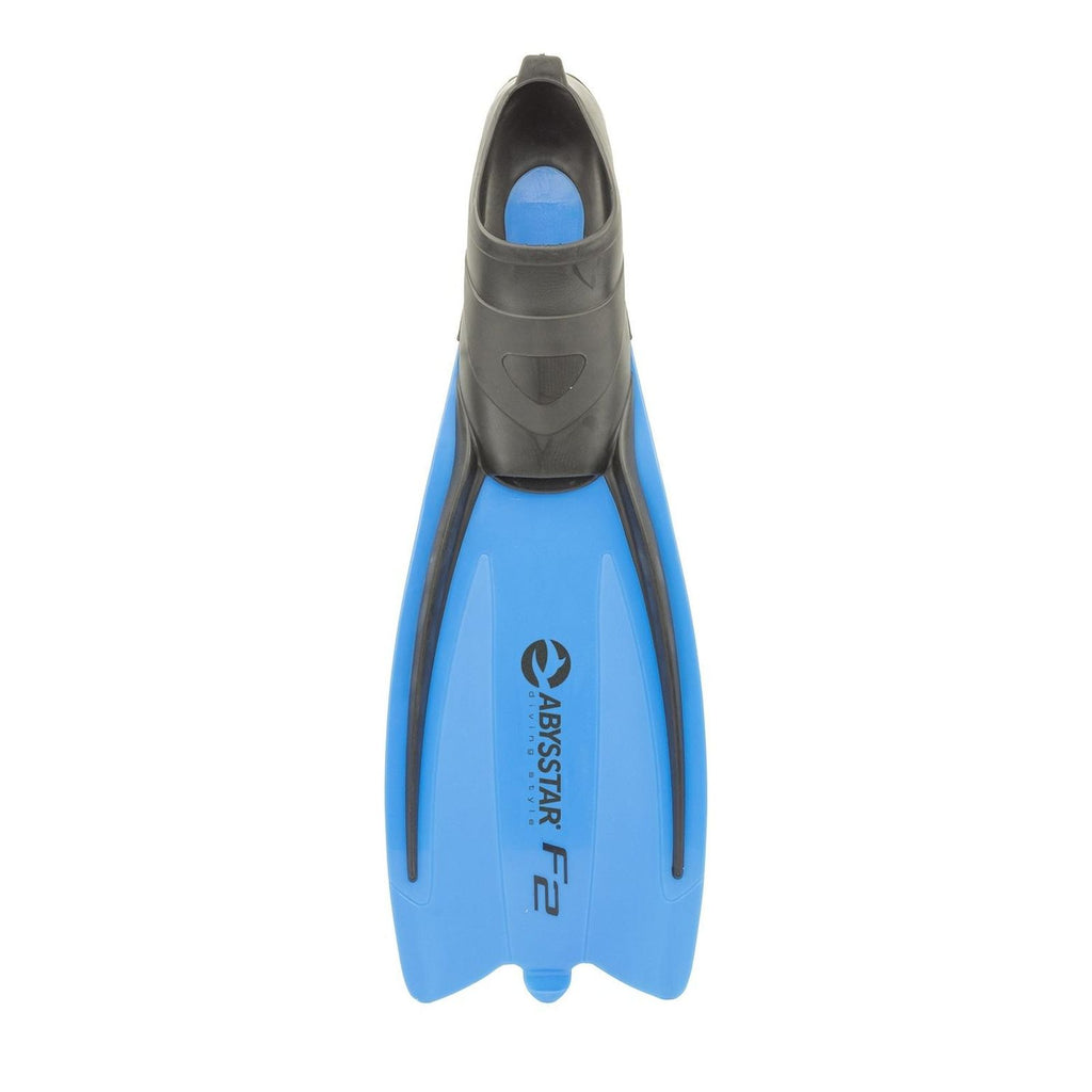 Schnorchel-Flossen F2 Blau 34-35 Abysstar 69483BL