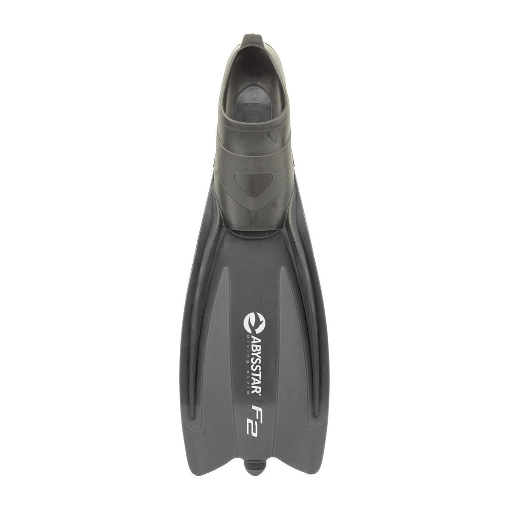 Schnorchel-Flossen F2 Schwarz 46-47 Abysstar 69489BK