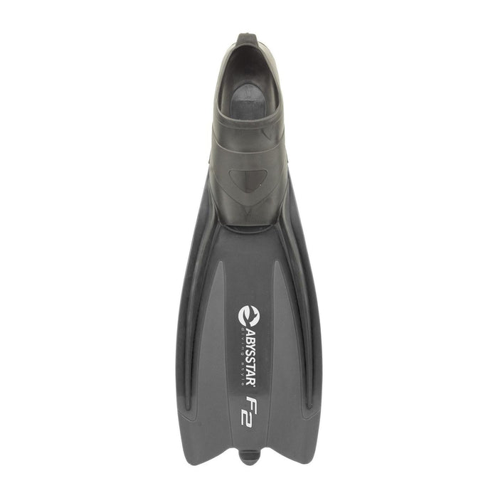 Schnorchel-Flossen F2 Schwarz 46-47 Abysstar 69489BK