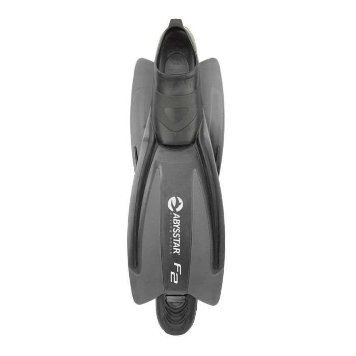 Schnorchel-Flossen F2 Schwarz 46-47 Abysstar 69489BK