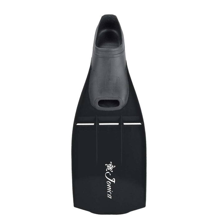 Schnorchelflossen Jonica Schwarz Größe 37-38 Abysstar 69547BK