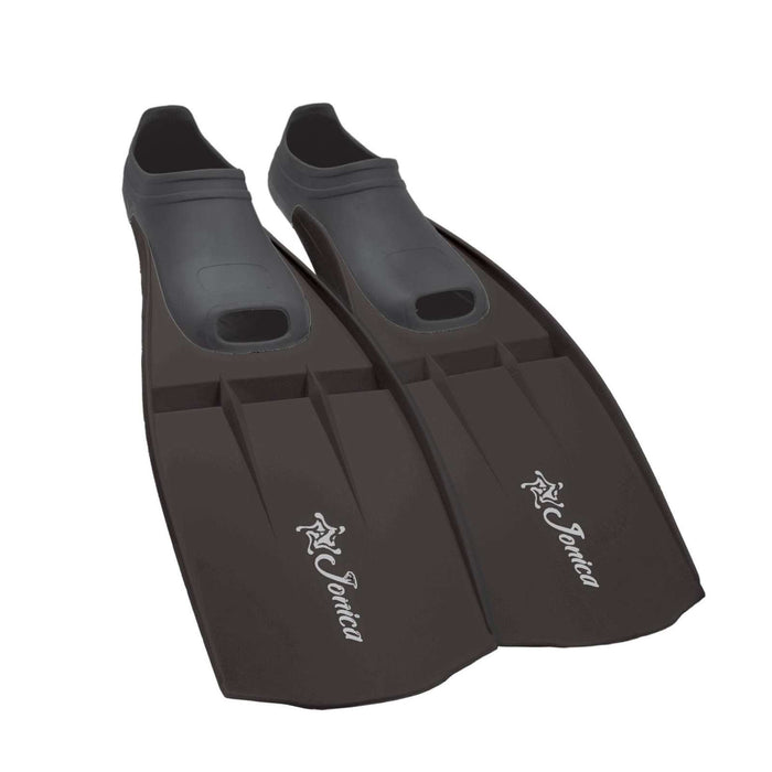 Schnorchelflossen Jonica Schwarz Größe 43-44 Abysstar 69550BK