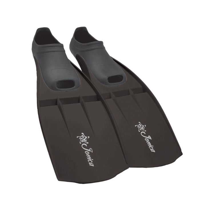 Schnorchelflossen Jonica Schwarz Größe 45-47 Abysstar 69551BK
