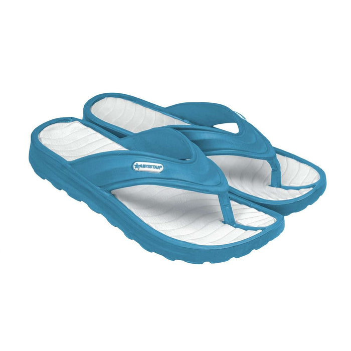 Schwimm Flip Flops Ariel Damen Himmel-Blau Größe 35 Abysstar 69600SK
