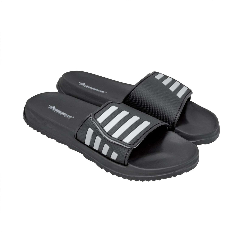 Badeschuhe Pantoletten Lido Schwarz Größe 43 Abysstar 69653BK