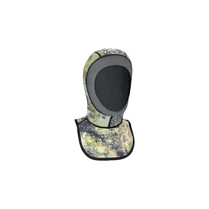 Schnorchel Kapuze Sidney 2,5mm Camo-Grün-Beige L Abysstar 69735