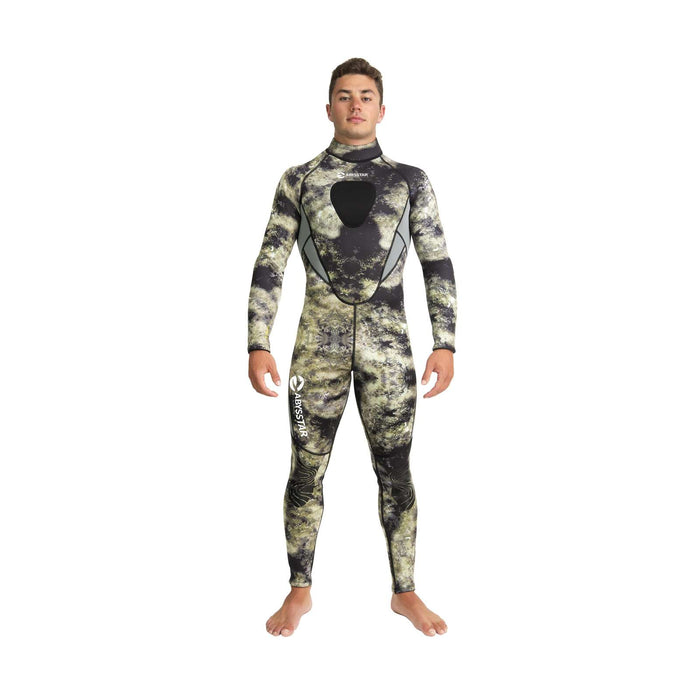Schnorchelanzug Sidney Herren 2,5mm Camo-Grün-Beige M Abysstar 69741
