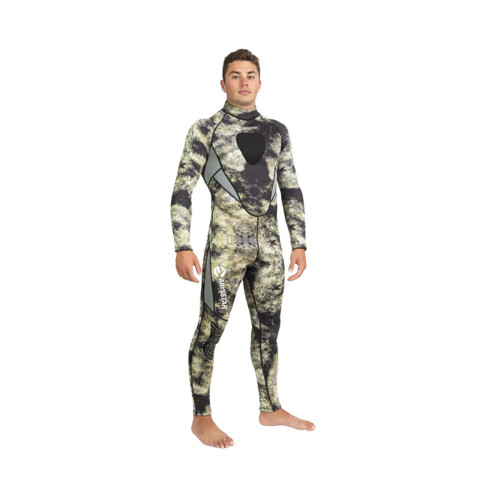 Schnorchelanzug Sidney Herren 2,5mm Camo-Grün-Beige M Abysstar 69741