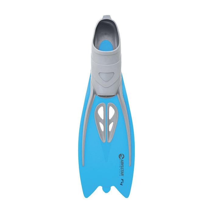 Schnorchelflossen F4 Blau 31-33 Abysstar 69760BL